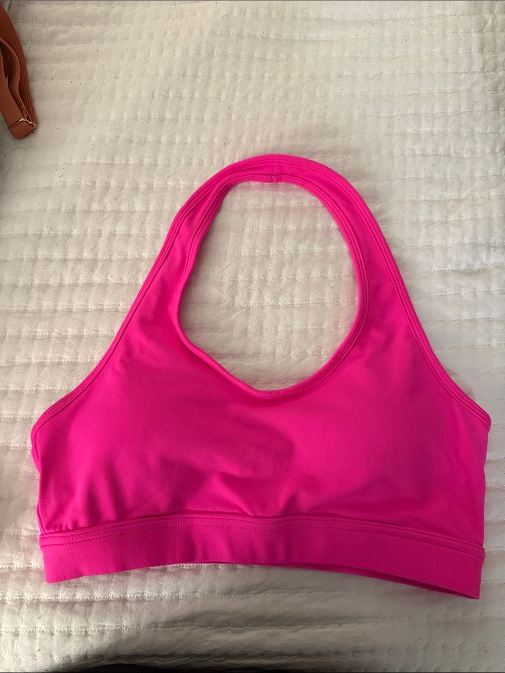 Diosafit High-Impact Halter Sports Bra - Hot Pink XL